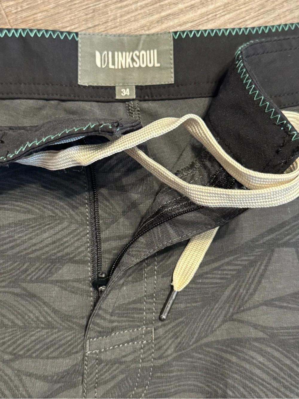 Men’s Linksoul Boardwalker Swim Shorts Sz 34